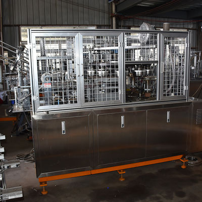 Mesin Pembuat Tutup Cangkir Konsumsi Gas Kokoh Produktivitas Tinggi