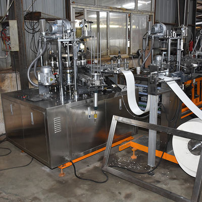 Mesin Tutup Thermoforming Lid Ramah Lingkungan Mesin Tutup Gelas Kertas 10KW